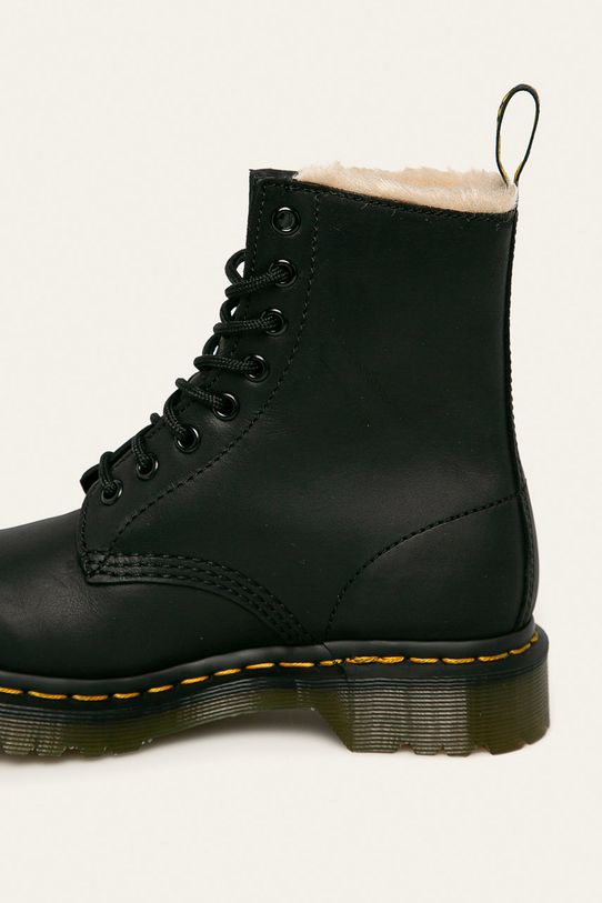Scarpe Dr. Martens stivali da motociclista in pelle DM21797001 nero