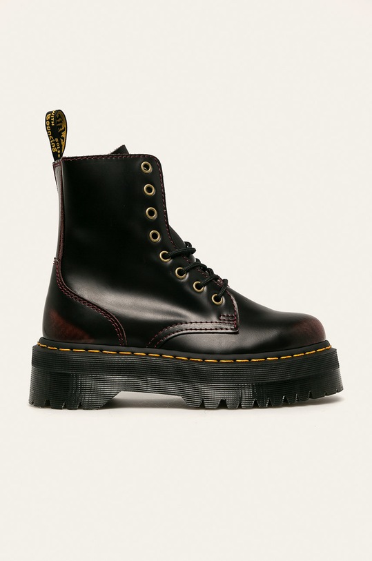 Dr. Martens - Workery skórzane 5-8 cm bordowy 24764600