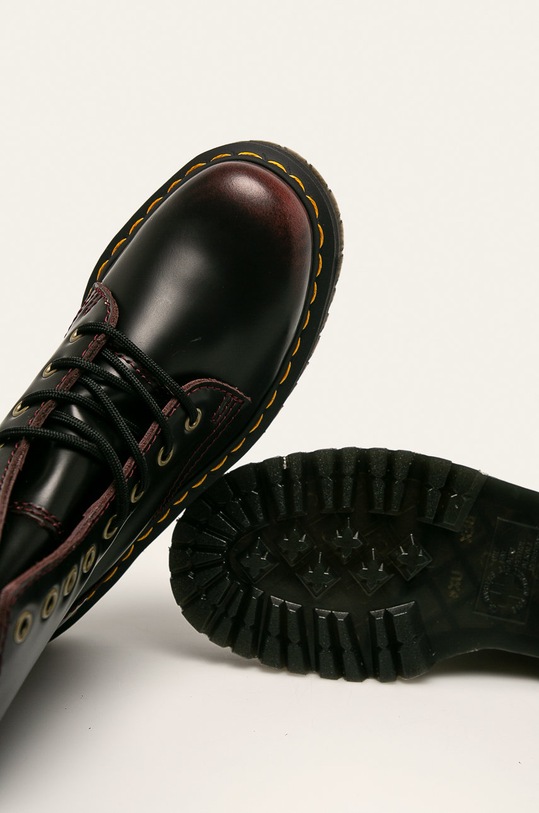 Dr. Martens - Workery skórzane bordowy 24764600