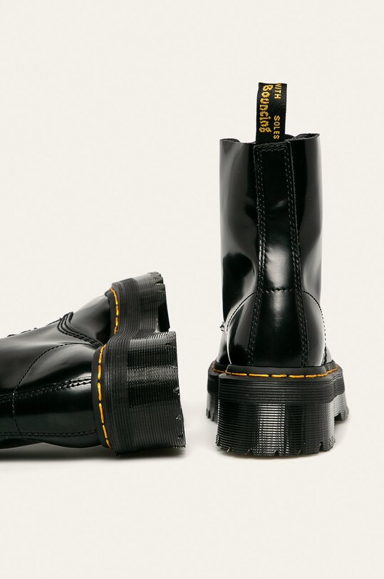 Dr. Martens - Workery skórzane Molly czarny 24861001
