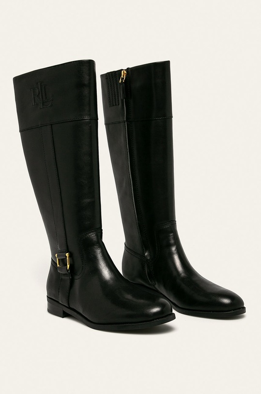 Lauren Ralph Lauren - Vysoké čižmy 802755644001 čierna AW19