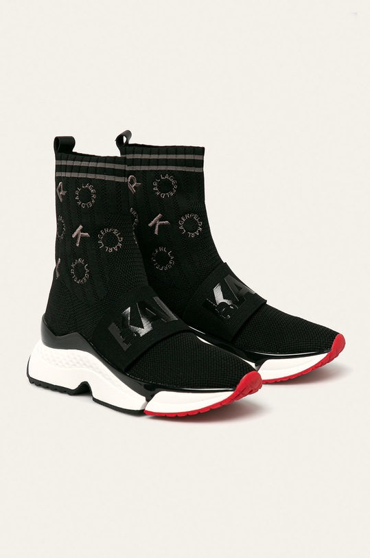 Karl Lagerfeld - Členkové topánky KL61661 čierna AW19
