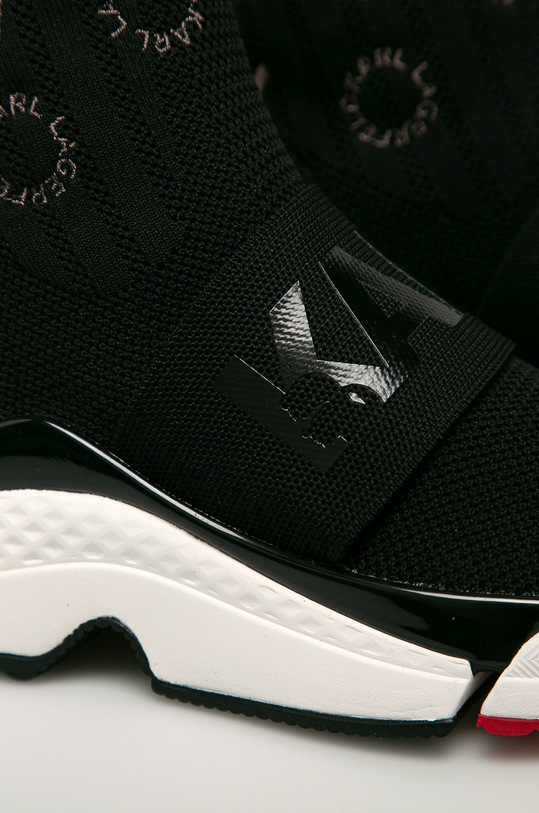 Obuv Karl Lagerfeld - Členkové topánky KL61661 čierna