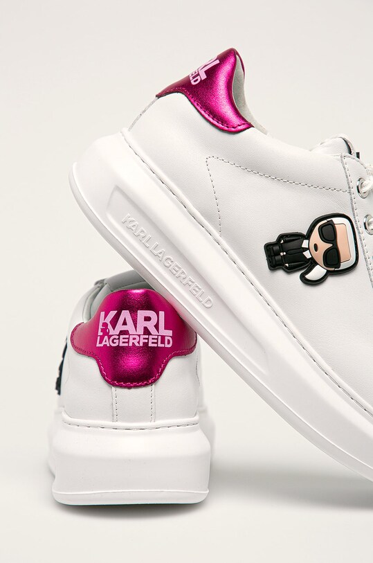Încălțăminte Karl Lagerfeld - Pantofi KL62530 alb