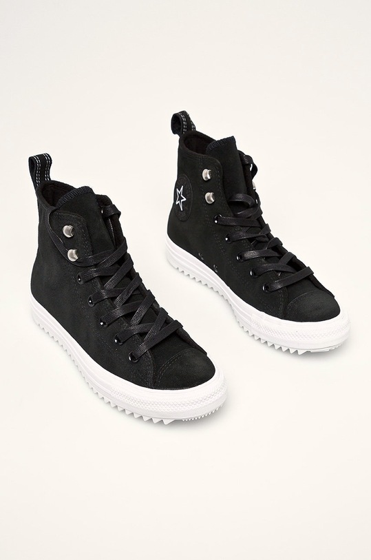 Converse - Trampki skórzane C565236 czarny AW19