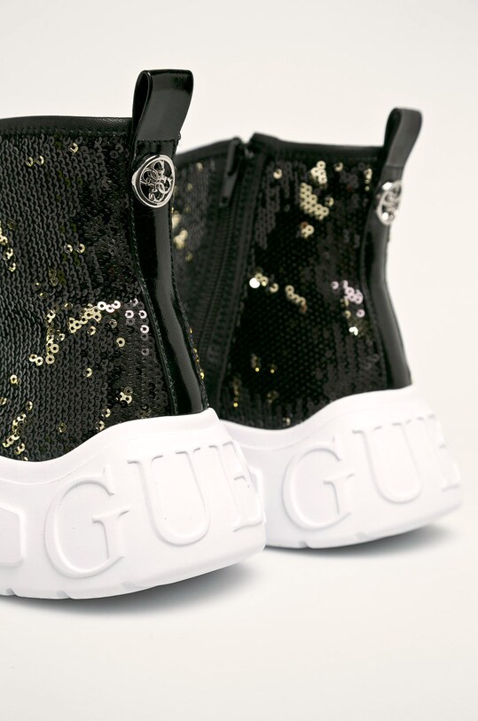 Obuv Guess Jeans - Topánky FL8SIR.SAT12 čierna