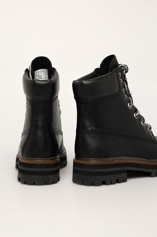 Boty Timberland - Kožené farmářky London Square TB0A1RCH0151 černá