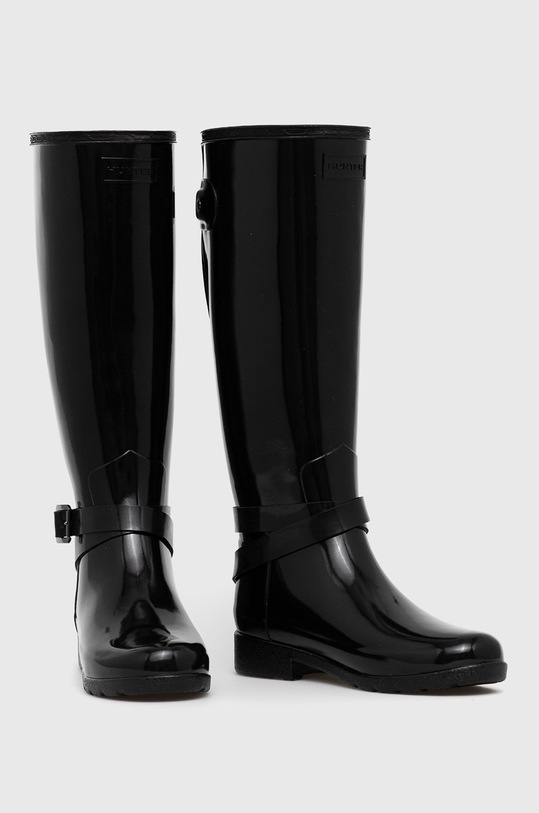 Hunter - Kalosze WFT2003RGL czarny AA00