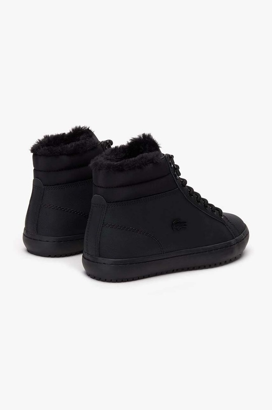 Boty Lacoste - Kožené kotníkové boty Straight Set Thermo 738CFA000502H černá