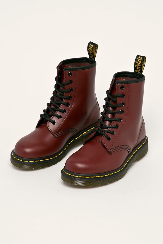 Δερμάτινα workers Dr. Martens 146 NHL Pittsburgh Penguins 1460 DM11822600 μπορντό AA00