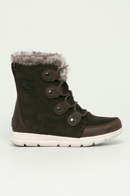 Sorel - Śniegowce Explorer Joan ocieplane brązowy 1808061