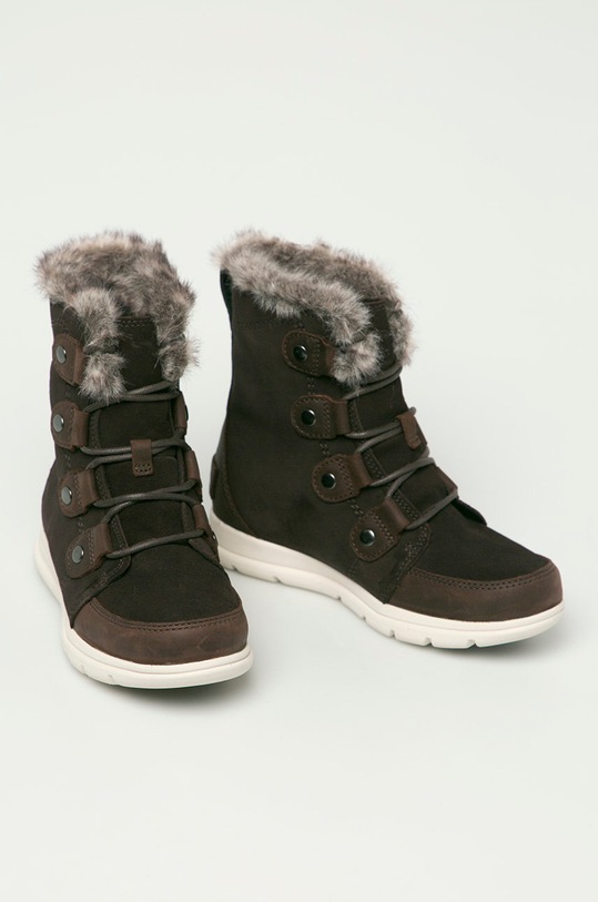 Sorel - Śniegowce Explorer Joan 1808061 brązowy AW20