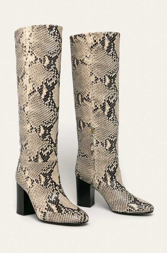 Twinset - Ghete de piele 192TCT010.S11454 bej AW19