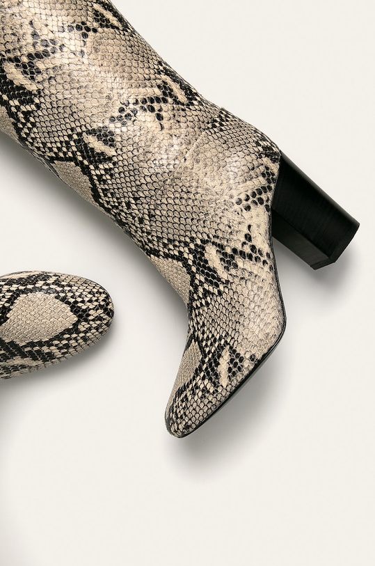 Twinset - Ghete de piele bej 192TCT010.S11454