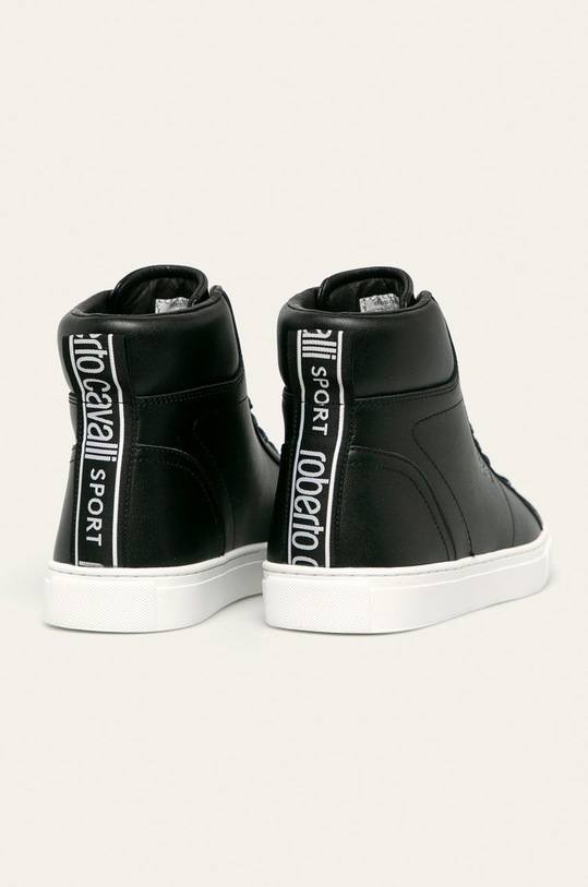 Încălțăminte Roberto Cavalli Sport - Ghete de piele JYX27Y.FT038 negru