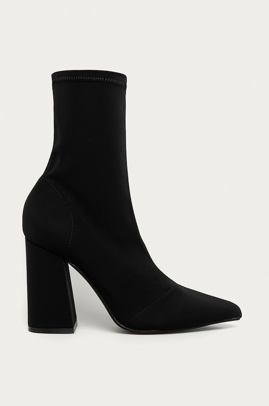 Truffle Collection - Botine peste 8 cm negru NOAH1