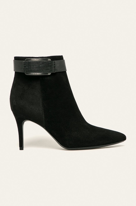 Calvin Klein - Nízké kozačky jehličkový černá E7478