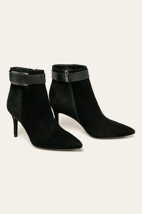 Calvin Klein - Nízké kozačky E7478 černá AW19