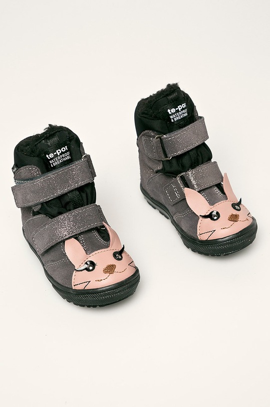 Mrugała - Pantofi copii 7151.9.MALI gri AW19