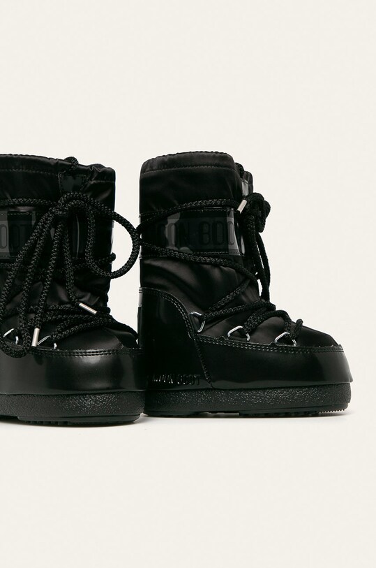 Moon Boot - Śniegowce dziecięce 14016800.MOON.GLANCE czarny AW19