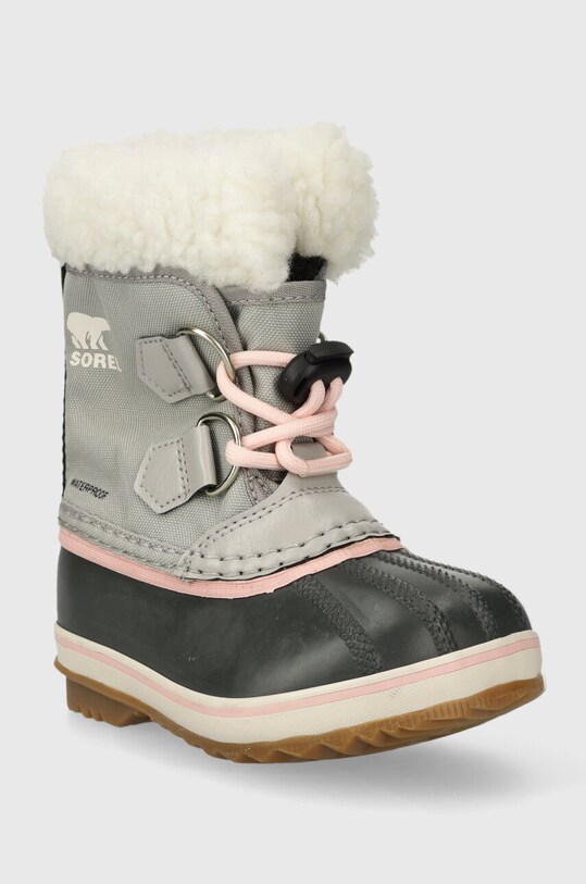 Sorel buty zimowe dziecięce 1855212 szary AW23