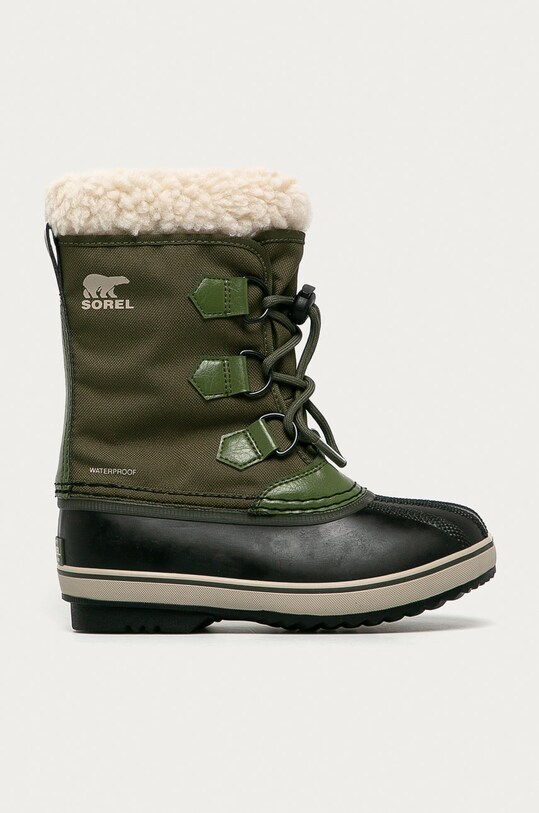 Sorel Дитячі чоботи Yoot Pac Nylon без утеплення зелений 1855211