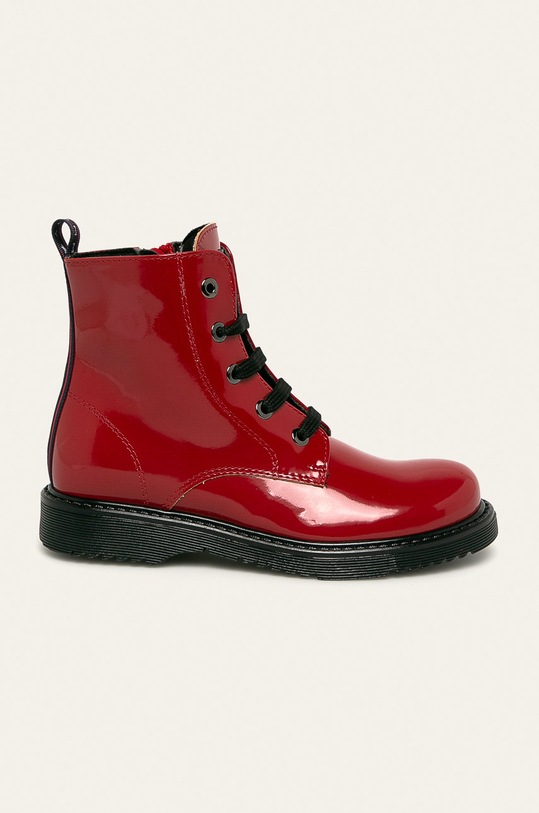 Tommy Hilfiger - Bocanci copii imitatie de piele rosu T4A5.30445.0765.28.33