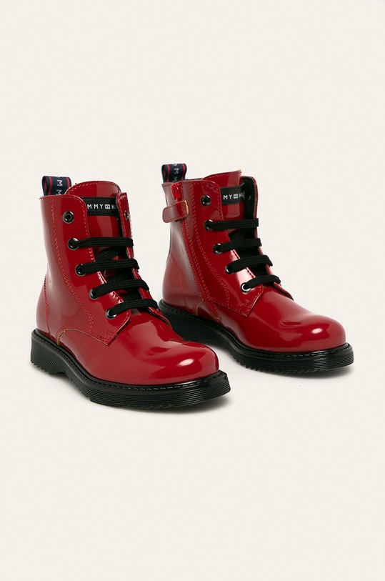 Tommy Hilfiger - Bocanci copii T4A5.30445.0765.28.33 rosu AW19