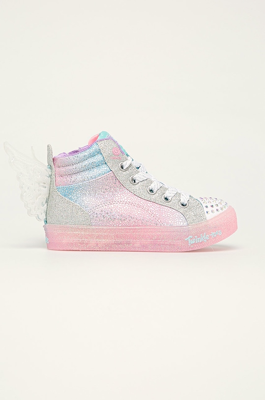 Skechers - Trampki dziecięce tekstylny różowy 20254L