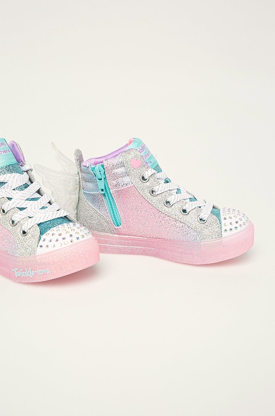 Skechers - Trampki dziecięce 20254L różowy AW19