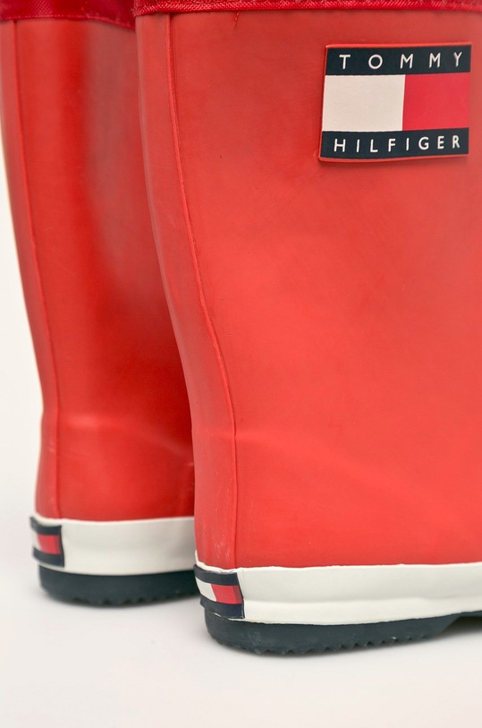 CHLAPEC Tommy Hilfiger - Dětské holínky T3B6.30540.0801.34.41 červená