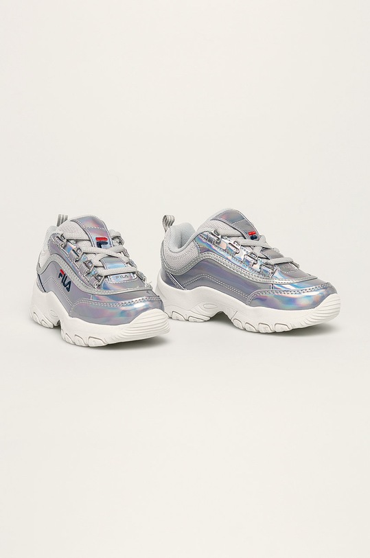 Fila - Detské topánky Strada M Low 1010782. strieborná AW19