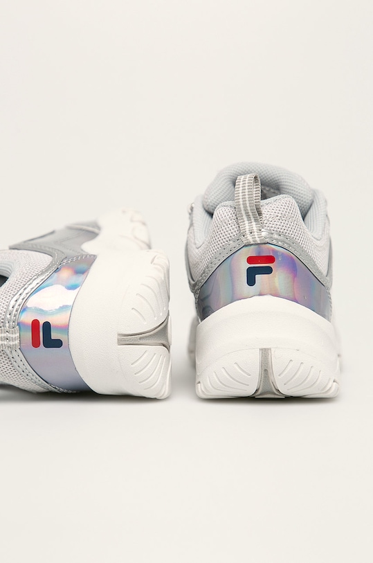 Chlapec Fila - Detské topánky Strada M Low 1010782. strieborná