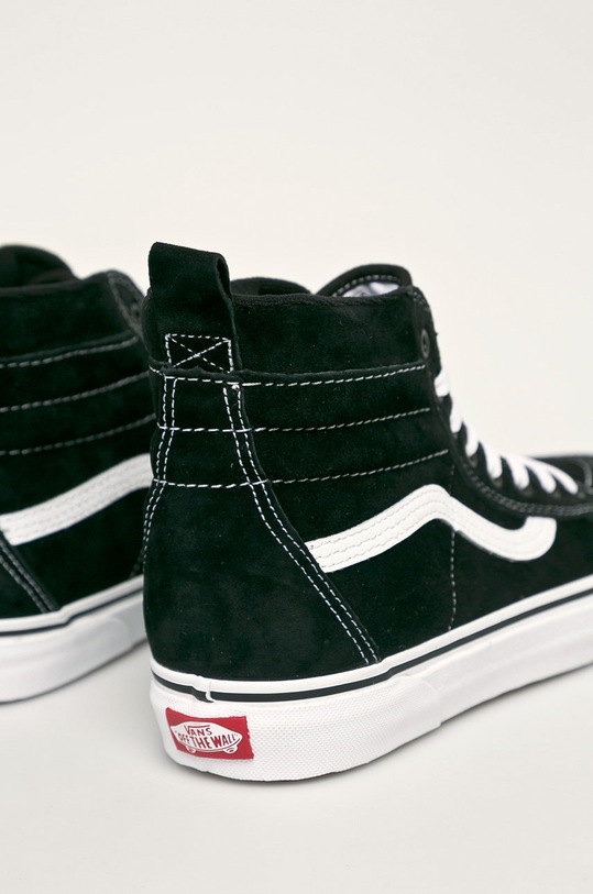 Boty Vans - Kožené kecky VN0A4BV7DX61 černá