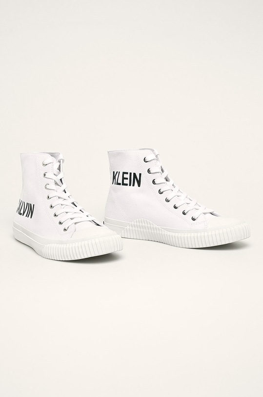 Calvin Klein Jeans - Tenisi S0597 alb SS20