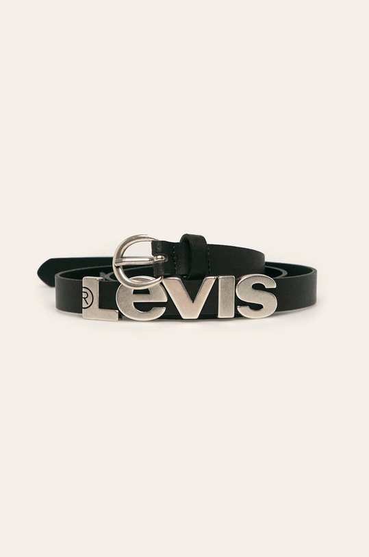 Levi's - Kožený opasok čierna 37460.0135