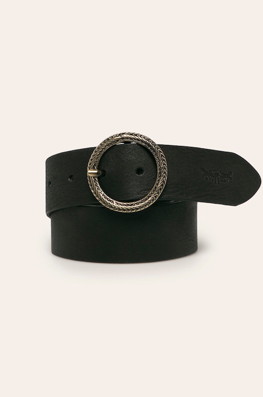 Levi's - Kožený opasok čierna 37460.0136