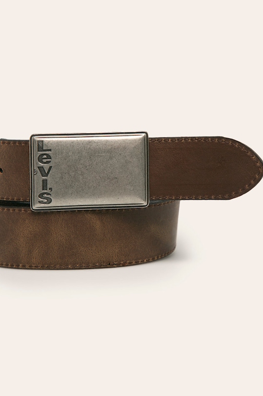 Doplnky Levi's - Obojstranný kožený opasok 38017.0023 čierna