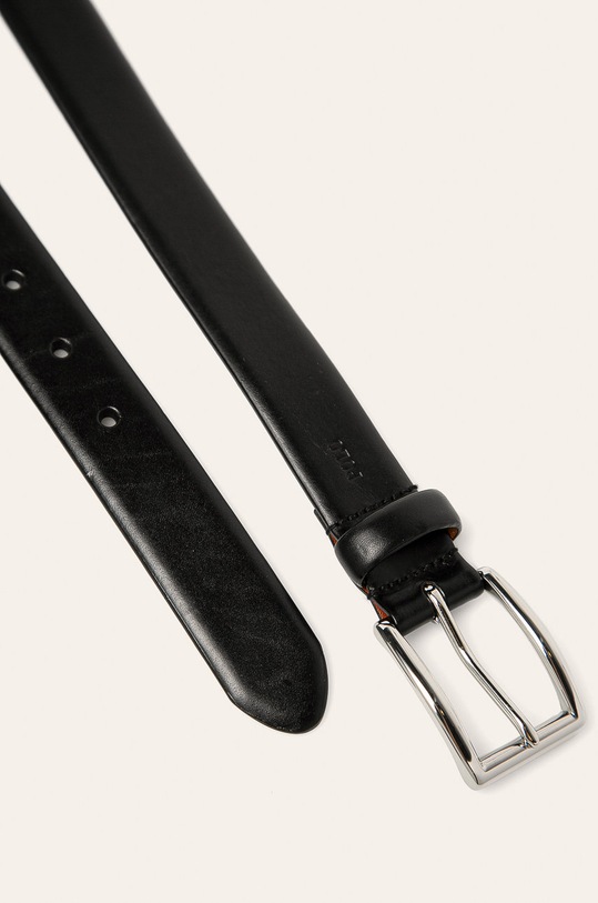 Kožený pásek Polo Ralph Lauren 405761962001 černá AW19