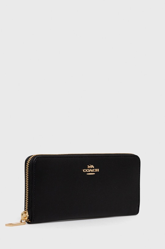 Coach portfel skórzany 73738 73738 czarny AA00