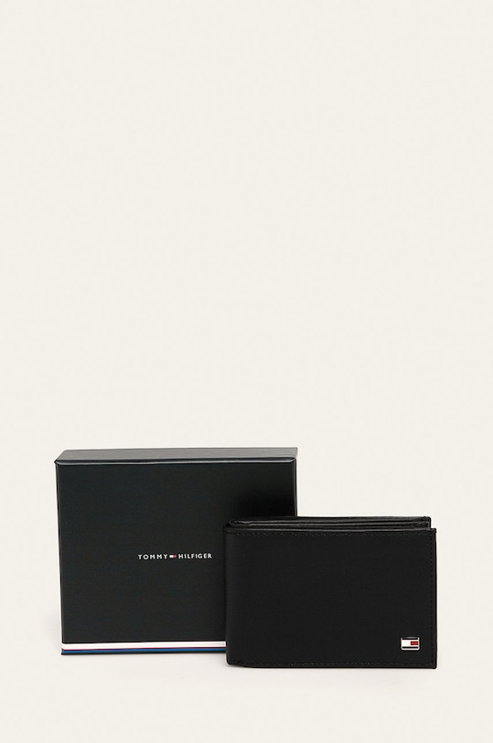 Tommy Hilfiger - Kožená peněženka AM0AM00671 černá