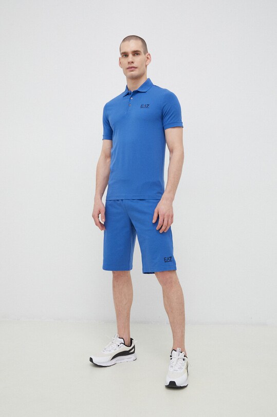 EA7 Emporio Armani polo PJM5Z.8NPF04 niebieski AA00