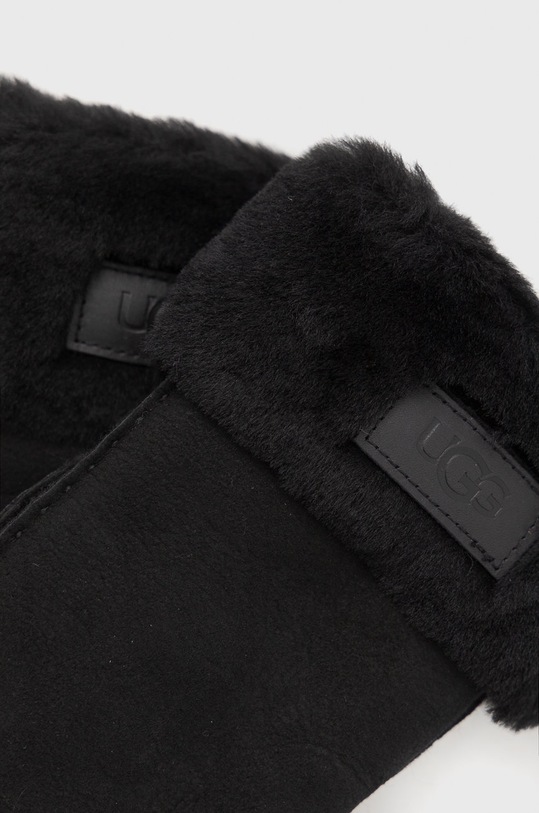 UGG Rękawiczki zamszowe 17369 czarny AW24