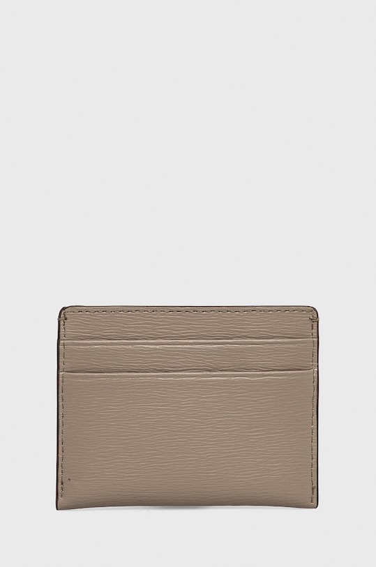 Dkny etui na karty skórzane R92Z3C09 beżowy SS22
