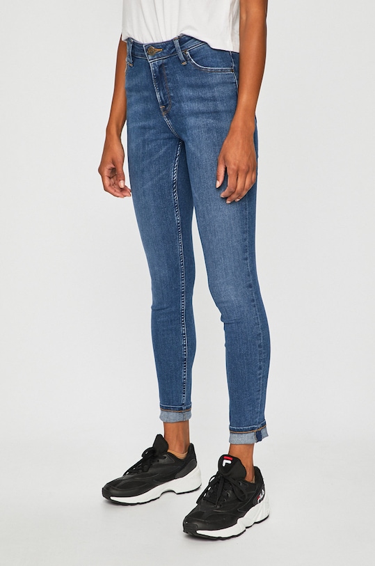Lee - Jeansy Scarlett high niebieski L626DUIW