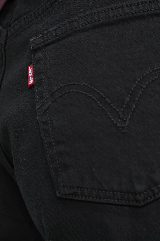 Levi's jeansy 501® CROP czarny 36200.0085