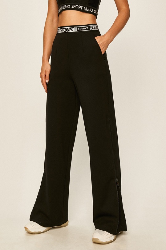 Roberto Cavalli Sport - Брюки с эластаном чёрный JYY16P.FT091