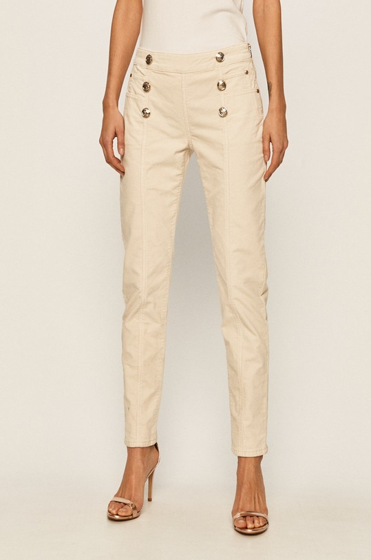 Morgan - Nohavice s elastanom biela PVELT.P