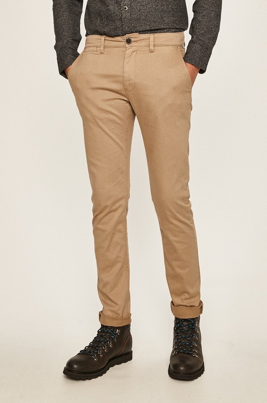 Tom Tailor Denim - Nohavice chinos béžová 1012992
