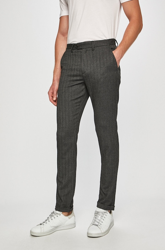 Jack & Jones - Spodnie z elastanem szary 12159959